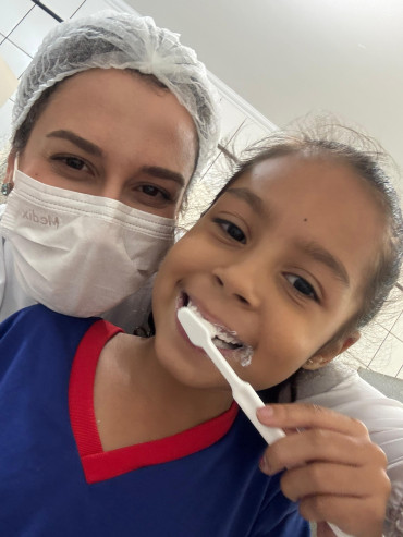 Foto 60: Saúde Bucal vai até as Escolas Municipais e particulares de Quatá