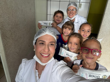 Foto 19: Saúde Bucal vai até as Escolas Municipais e particulares de Quatá