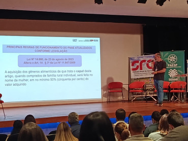 Foto 2: Quatá participa de Encontro Técnico de Políticas Públicas para Agricultura Familiar