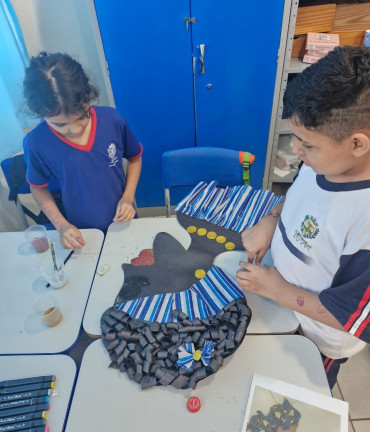 Foto 6: Alunos do 4º ano do Ensino Integral da Escola 