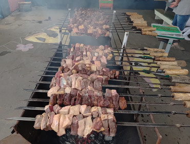 Foto 1: Churrasco marca as comemorações alusivas ao Dia das Crianças