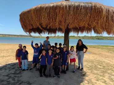 Foto 34: Alunos da Escola Orísia participam de ação educativa no Centro de Educação Ambiental de Paraguaçu Paulista