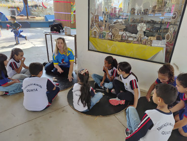 Foto 34: Alunos de Quatá visitam o Museu Índia Vanuíre em Tupã