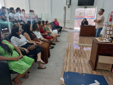 Foto 25: Palestra sobre Aleitamento Materno