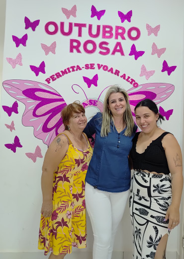 Foto 41: Saúde realiza ações alusivas a Campanha do outubro Rosa