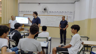 Foto 13: Guarda Municipal de Quatá realiza visita à Escola Chiquinho