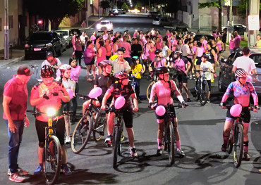 Foto 65: Caminhada e Passeio Ciclístico em prol do Outubro Rosa