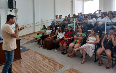 Foto 11: Palestra sobre Aleitamento Materno