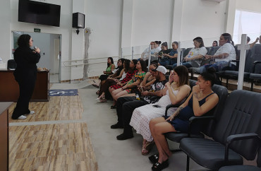 Foto 37: Palestra sobre Aleitamento Materno