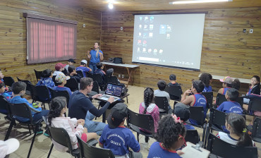 Foto 26: Alunos da Escola Orísia participam de ação educativa no Centro de Educação Ambiental de Paraguaçu Paulista