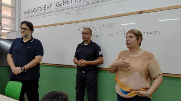 Foto 10: Guarda Municipal de Quatá realiza visita à Escola Chiquinho