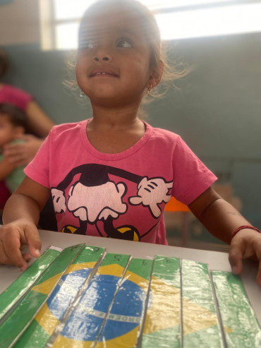 Foto 17: Creche Orísia comemora 7 de Setembro