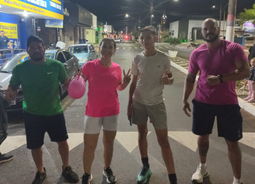 Foto 5: Caminhada e Passeio Ciclístico em prol do Outubro Rosa