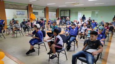 Foto 12: Prefeitura de Quata e Usina Ibéria promovem ação educativa para conservação de aves ameaçadas   