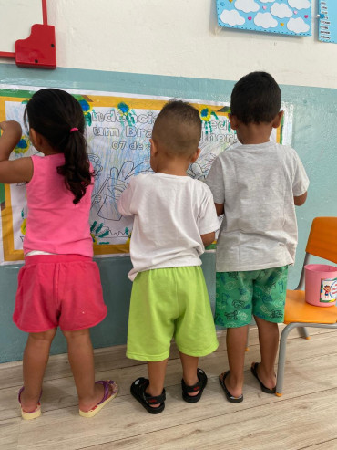 Foto 65: Creche Orísia comemora 7 de Setembro