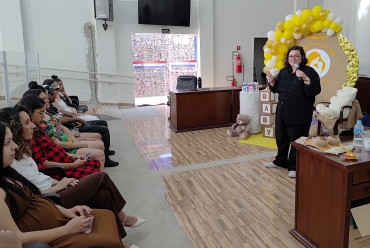 Foto 35: Palestra sobre Aleitamento Materno