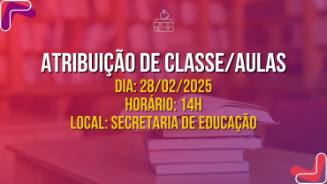 Notícia Atribuição de Classes/Aulas