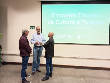 Foto 3: Encontro Técnico de Cultura e Turismo para gestores da Câmara Técnica do CIVAP
