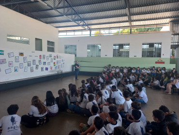 Foto 37: Saúde promove palestras de conscientização e Prevenção contra Dengue e Escorpião