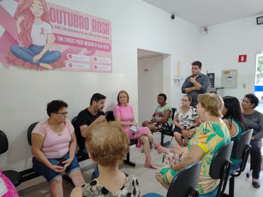 Foto 42: Saúde realiza ações alusivas a Campanha do outubro Rosa