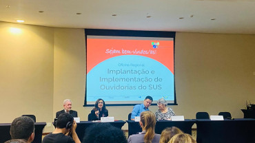 Foto 3: Ouvidoria SUS de Quatá participa da 4ª Oficina Regional - Sudeste sobre Implantação e Implementação de Ouvidorias do SUS