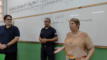 Foto 7: Guarda Municipal de Quatá realiza visita à Escola Chiquinho