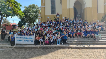 Notícia Alunos e usuários recebem orientações sobre prevenção e controle do diabetes 