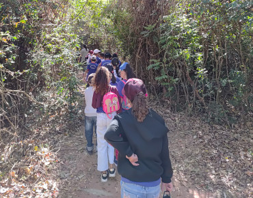 Foto 18: Alunos da Escola Orísia participam de ação educativa no Centro de Educação Ambiental de Paraguaçu Paulista