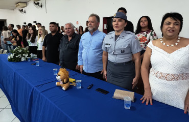 Foto 150: Alunos dos 5º anos de Escolas Municipais recebem certificado do Proerd