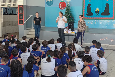 Foto 69: Alunos e usuários recebem orientações sobre prevenção e controle do diabetes 