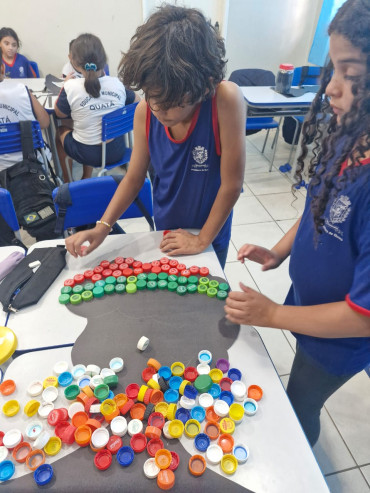 Notícia Alunos do 4º ano do Ensino Integral da Escola 