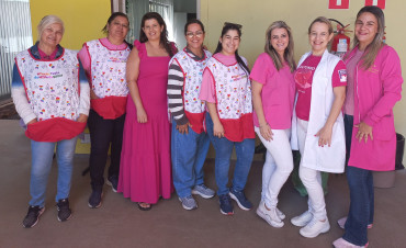 Foto 10: Funcionários de Escolas e Creches recebem ações de prevenção do Outubro Rosa