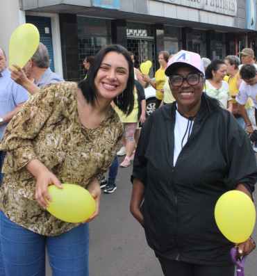 Foto 68: Setembro Amarelo: Secretaria de Saúde, por meio do CAPS I de Quatá, promove ação pela valorização da vida