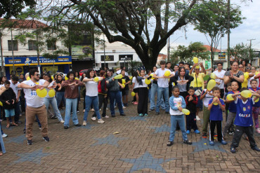 Foto 78: Setembro Amarelo: Secretaria de Saúde, por meio do CAPS I de Quatá, promove ação pela valorização da vida