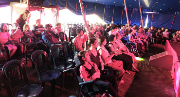 Foto 18: Ação cultural proporciona entretenimento no Circo para usuários de serviços municipais de Quatá