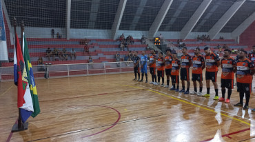 Foto 27: Cerimônia de abertura do Campeonato Municipal de Futsal Livre