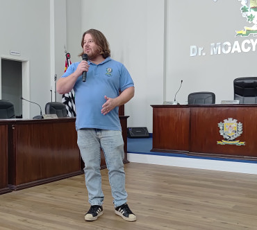 Foto 13: Profissionais Municipais participam de palestra em prol do Fevereiro Roxo e Laranja