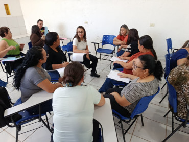 Foto 3: Cozinheiras da Rede Municipal participam de treinamento