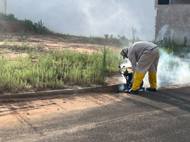 Termonebulização reforça ações de controle e prevenção de pragas urbanas em Quatá