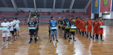 Foto 17: Cerimônia de abertura do Campeonato Municipal de Futsal Livre