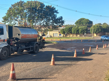 Foto 12: Prefeitura de Quatá inicia recape na cidade