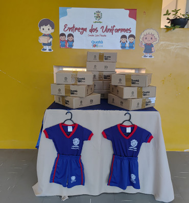 Foto 25: Novos uniformes são entregues para os alunos da Rede Municipal de Quatá