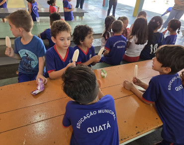 Foto 98: Semana da Criança tem cardápio especial e churrasco nas Escolas e Creches municipais de Quatá