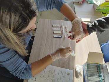 Foto 12: Saúde realiza testes rápidos em Funcionários da Granja Ueyama