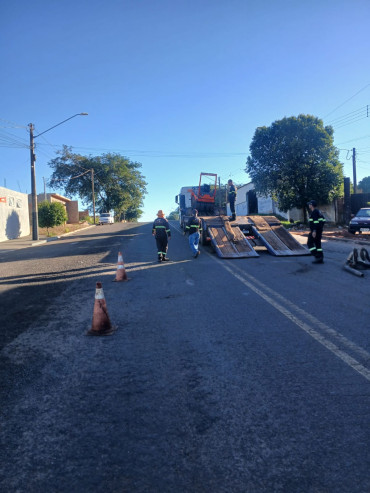 Foto 7: Prefeitura de Quatá inicia recape na cidade