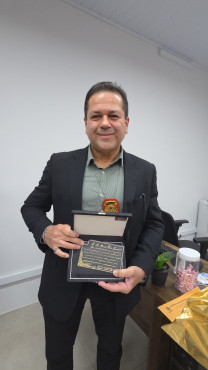 Homenagem reconhece 28 anos de serviços prestados pelo delegado Marcelo Petuba Llombert a Quatá