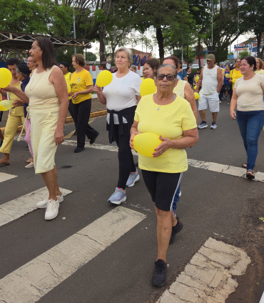 Foto 1: Setembro Amarelo: Secretaria de Saúde, por meio do CAPS I de Quatá, promove ação pela valorização da vida