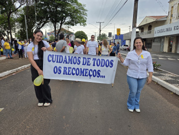 Foto 35: Setembro Amarelo: Secretaria de Saúde, por meio do CAPS I de Quatá, promove ação pela valorização da vida