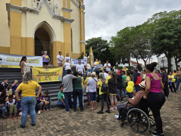 Foto 47: Setembro Amarelo: Secretaria de Saúde, por meio do CAPS I de Quatá, promove ação pela valorização da vida