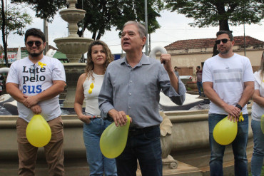 Foto 51: Setembro Amarelo: Secretaria de Saúde, por meio do CAPS I de Quatá, promove ação pela valorização da vida